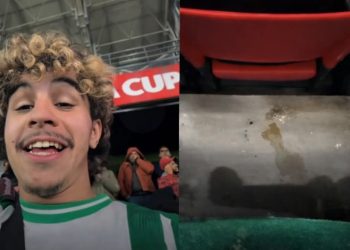 إيقاف مشجع جزائري بسبب تصرف مشين خلال مباراة كأس أمم إفريقيا
