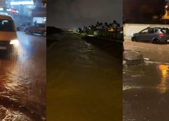 الأمطار الغزيرة تغرق شوارع طنجة وتعطل حركة السير