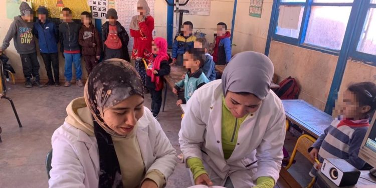 قوافل صحية مدرسية بإقليم أزيلال تستفيد منها 961 تلميذاً وتلميذة