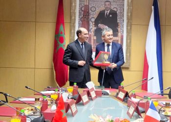 رئيس النيابة العامة يستقبل وزير العدل الفرنسي 