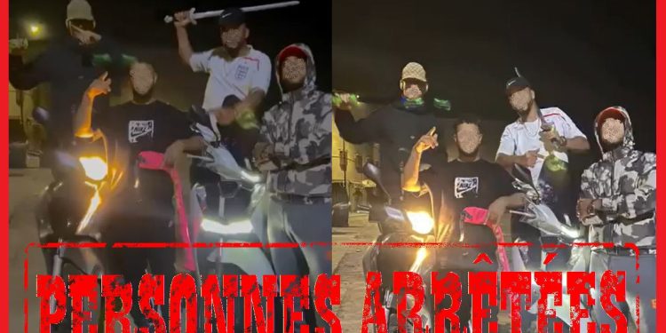 أمن مراكش يوقف ثلاثة أشخاص بحوزتهم أسل_حة بيضاء بعد انتشار فيديو على مواقع التواصل الاجتماعي