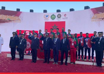 الأمن الوطني يحقق الصدارة في بطولة الشرطة العربية للعدو بالدوحة