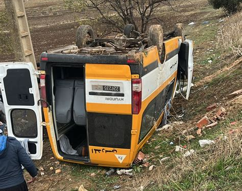 انقلاب حافلة مدرسية ببركان يستنفر السلطات… وإصابات طفيفة في صفوف التلاميذ