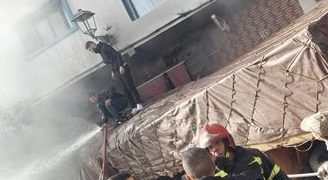 شاحنة إسمنت تقتحم منزلاً بين أولاد امبارك وتيموليلت وتخلف إصابة سيدة