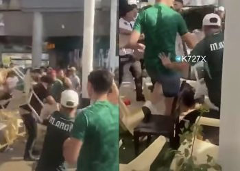 توقيف 25 شخصاً بعد مشاجرة عنيفة بين أردنيين و جزائريين في أحد المطاعم على هامش مباراة كأس العالم