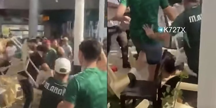 توقيف 25 شخصاً بعد مشاجرة عنيفة بين أردنيين و جزائريين في أحد المطاعم على هامش مباراة كأس العالم