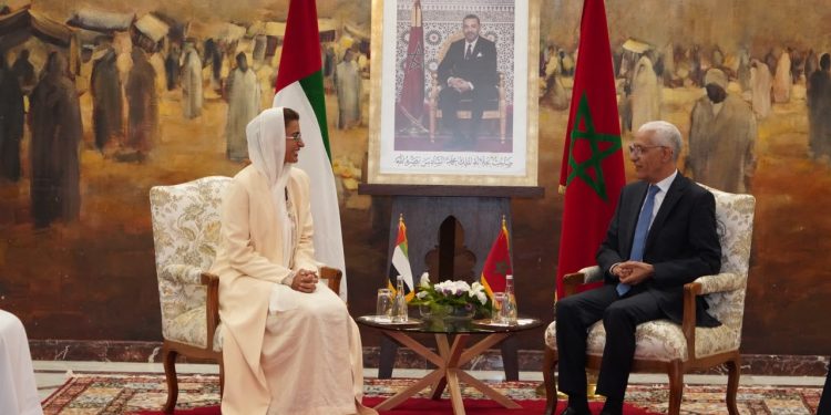 رئيس مجلس النواب يجري مباحثات مع وزير ة دولة في وزارة خارجية الإمارات العربية المتحدة