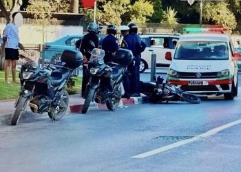 تحقيق في حاد-ث  سير أصاب عنصراً أمنياً قرب القنصلية الإسبانية بطنجة