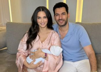 مراد يلدريم وإيمان الباني يرزقان بمولودهما الثاني ويختاران له اسم “كرم”