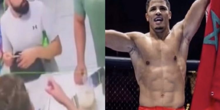 فيديو يوثق صفع الملاكم المغربي إبراهيم بنمالك لشخص في برشلونة بعد إساءته للملك محمد السادس