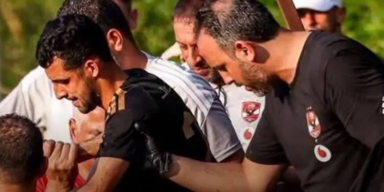 صدمة في الأهلي..إصابة يوسف بلعمري بقطع في الرباط الصليبي