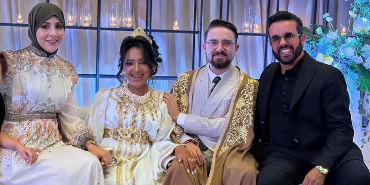 نجمة “ذا فويس” وئام رضوان تدخل القفص الذهبي وتحتفل بزفافها على شاب أجنبي