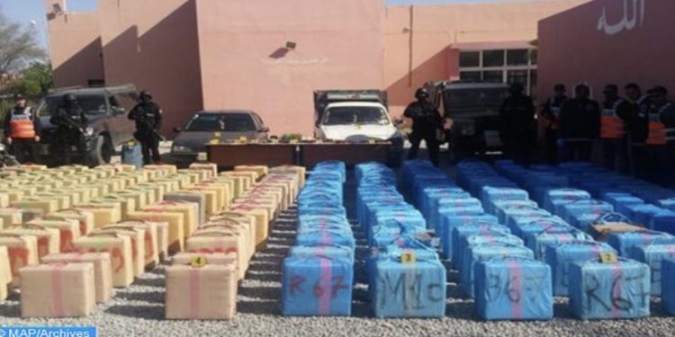 عملية أمنية بسيدي علال البحراوي تفضي إلى توقيف شخصين وحجز شحنة كبيرة من المخدرات
