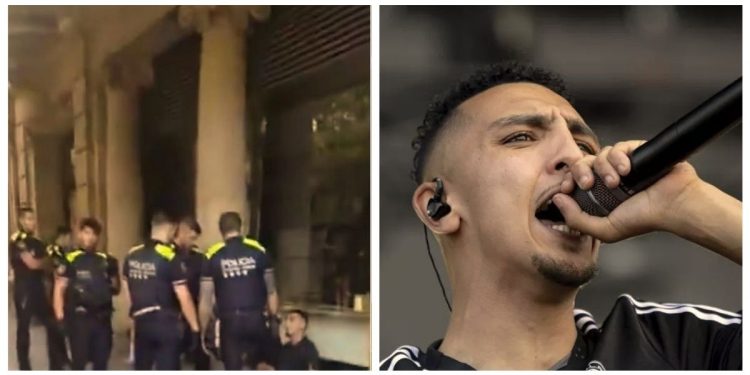 توقيف الرابور المغربي “مراد” في برشلونة على خلفية واقعة مع الشرطة