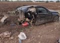مشهد صادم بمدخل برشيد.. سيارة تتحول إلى حطام والسائق يصارع من أجل حياته