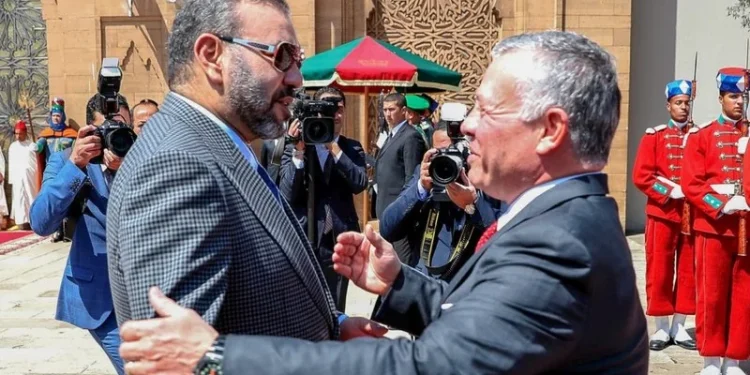 العاهل الأردني يهنئ الملك محمد السادس بمناسبة عيد الوحدة