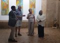 افتتاح معرض “حين يتكلم الحرف” للفنانة التشكيلية والخطاطة أمينة شيشى برواق باب الكبير بالأوداية